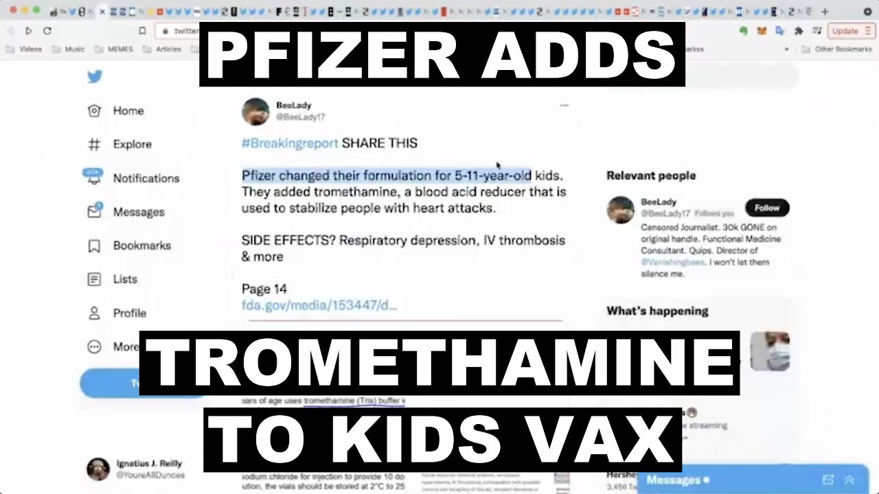 Why is Pfizer ALTERING Their VAX FORMULA For KIDS? TLAV