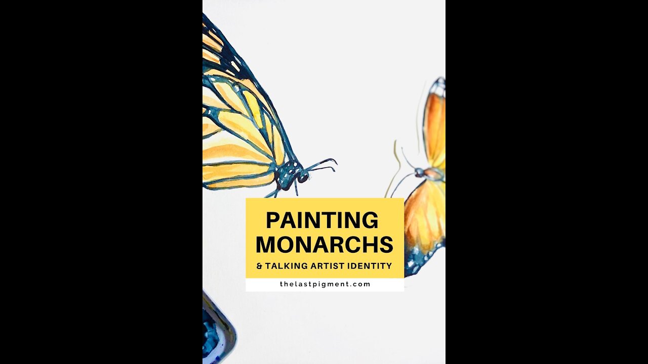 Painting Monarchs and Discussing Finding Your Artist's Identity ❁ུ۪ ❃ུ۪ ❀ུ۪