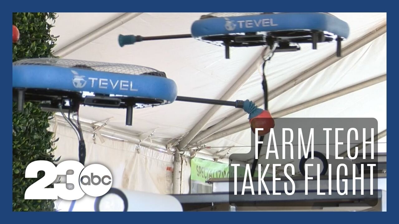 Sci-fi flying fruit harvesters? Anything is possible at the World Ag Expo