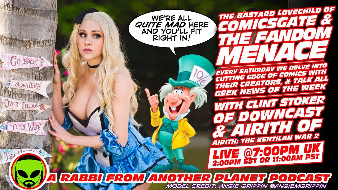 Comicsgate Conquers Saturdays!!! With Clint Stoker of Downcast and Airith: The Kentilan War Tape 2