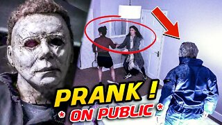 MICHAEL MYERS TERRIFYING HALLOWEEN PRANK! *On Public & Influencers* 😳