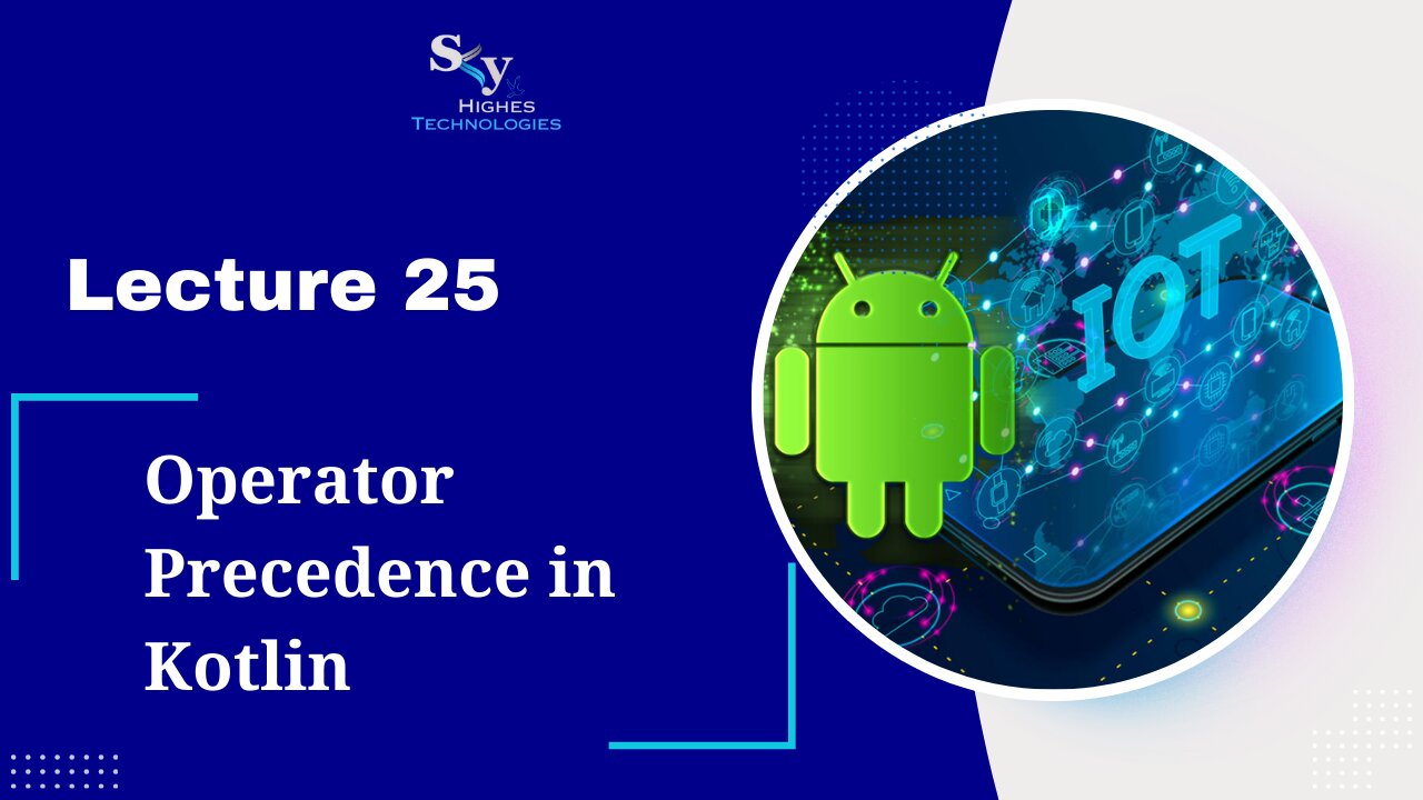 25. Operator Precedence in Kotlin | Skyhighes | Android Development