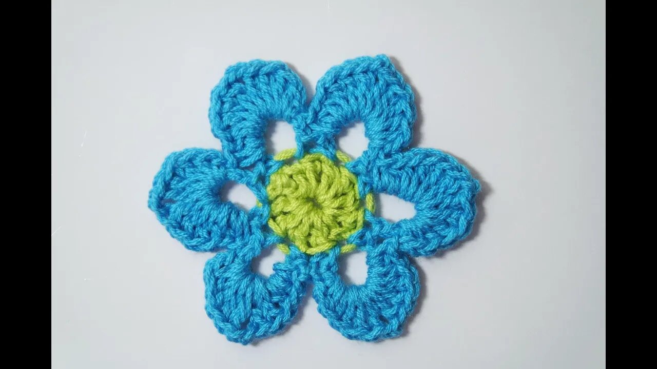 How to crochet flower free written pattern in description