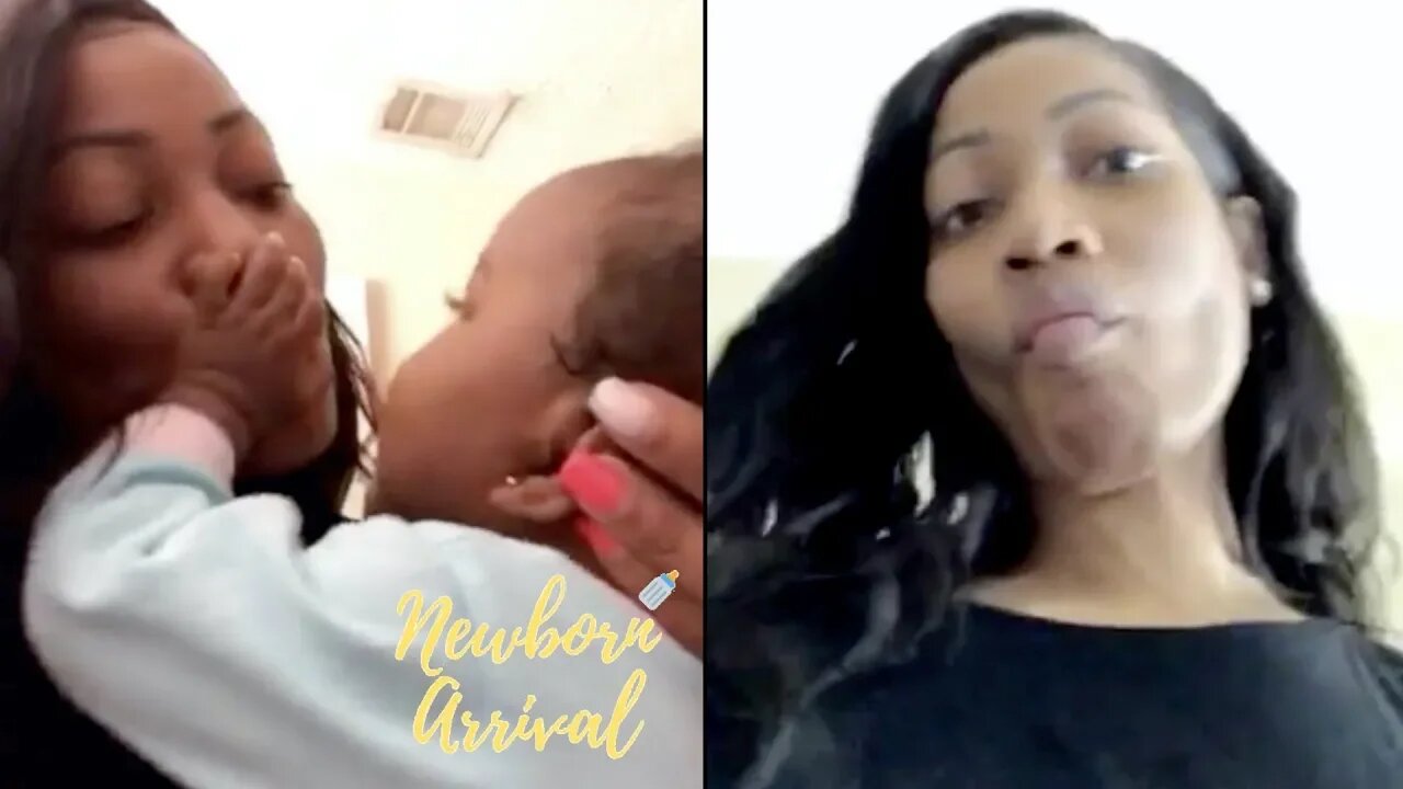 Erica Dixon Twin Daughter Denies Kiss From Mommy! 😙