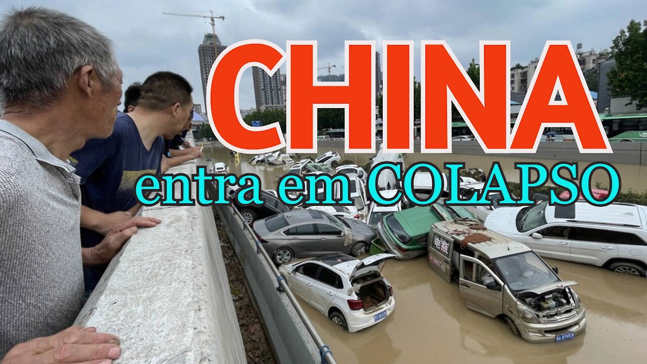 INUNDAÇÕES NA CHINA E MOMENTOS DE PÂNICO