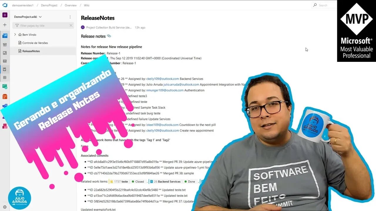 Gerando e Organizando Release Notes | Azure DevOps