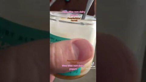 Oui non-dairy yogurt wee-wee #oui #vegan #yogurt #wee #weeweee