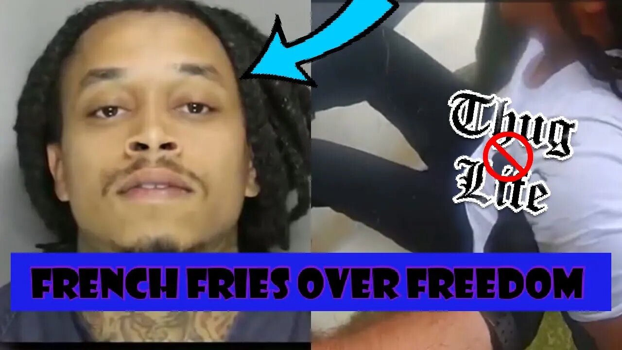 Man w WARRANT FOR ATTEMP MURDER Goes " KAREN" & Calls Cops On HIMSELF OVER FRENCH FRIES