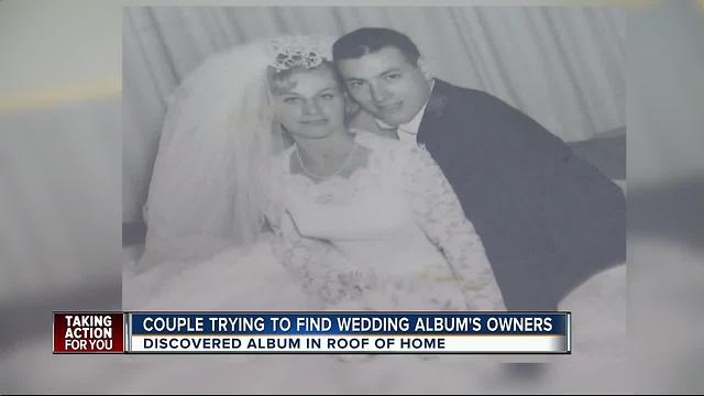 Couple finds wedding album from 1963 in roof, now hoping to get it back to the rightful owners