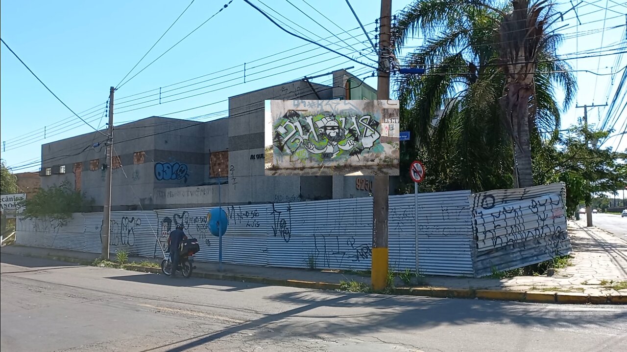 Prédio de policlínica abandonado em Canoas/RS