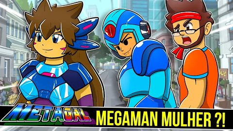 METAGAL e se MEGAMAN fosse mulher?! | Rk Play