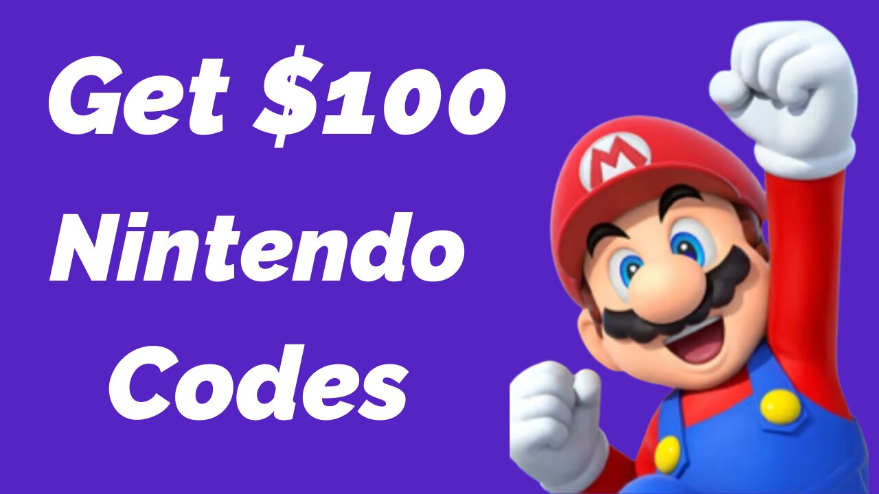 Get a $100 Free Nintendo Gift Card Code In Just 5 Minutes 🔥🔥