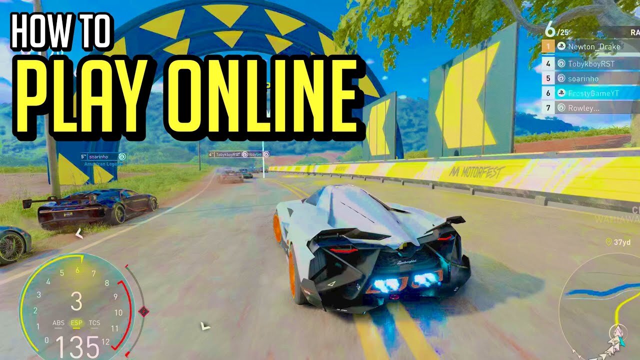 THE CREW MOTORFEST - HOW TO PLAY ONLINE MULTIPLAYER