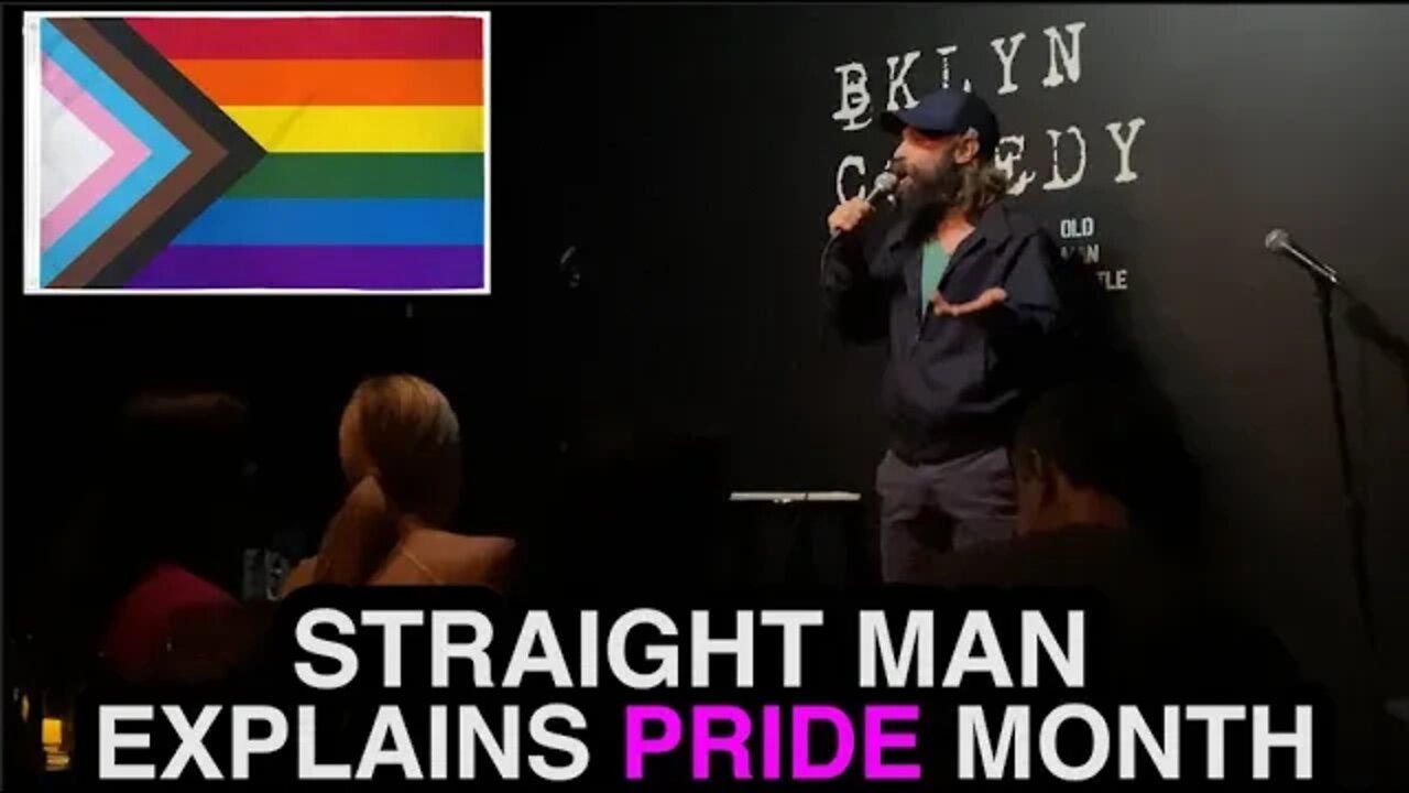 Straight comedian HECKLED about Pride Month