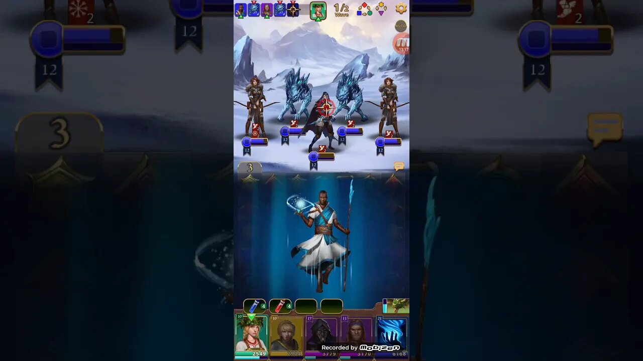 Gemstone legends pt 14 / Doing battle with the Sapphire Dragon in the frozen lands