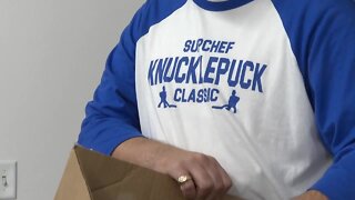 Local chef raising money for pediatric cancer through bubble hockey tournament