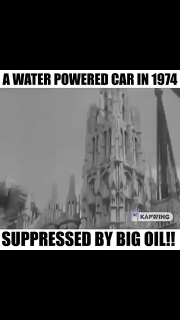 Water Powered Car in 1974