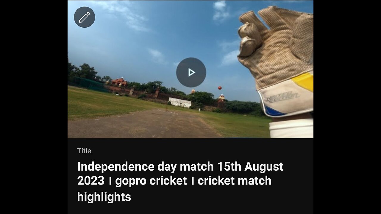 Independence day match 15th August 2023 । gopro cricket । cricket match highlights