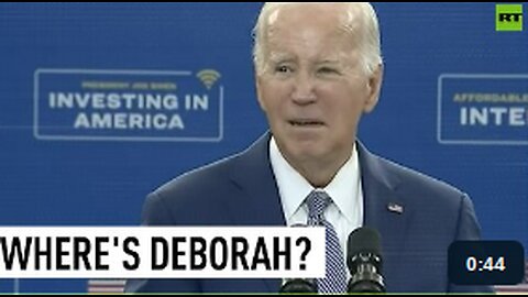 ‘Where's Deborah?’ AKA Biden gets confused (again)