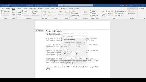 How to Add Page Numbers in Word