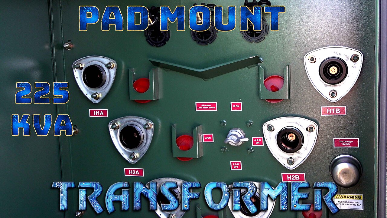 225 KVA Pad Mount Transformer - 12470Y/7200 Grounded Wye Primary, 208Y/120 Wye-n Secondary