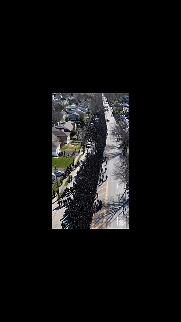 Thousands Of police gather for the Funeral of slain NYPD officer Jonathan Diller in New York !!!