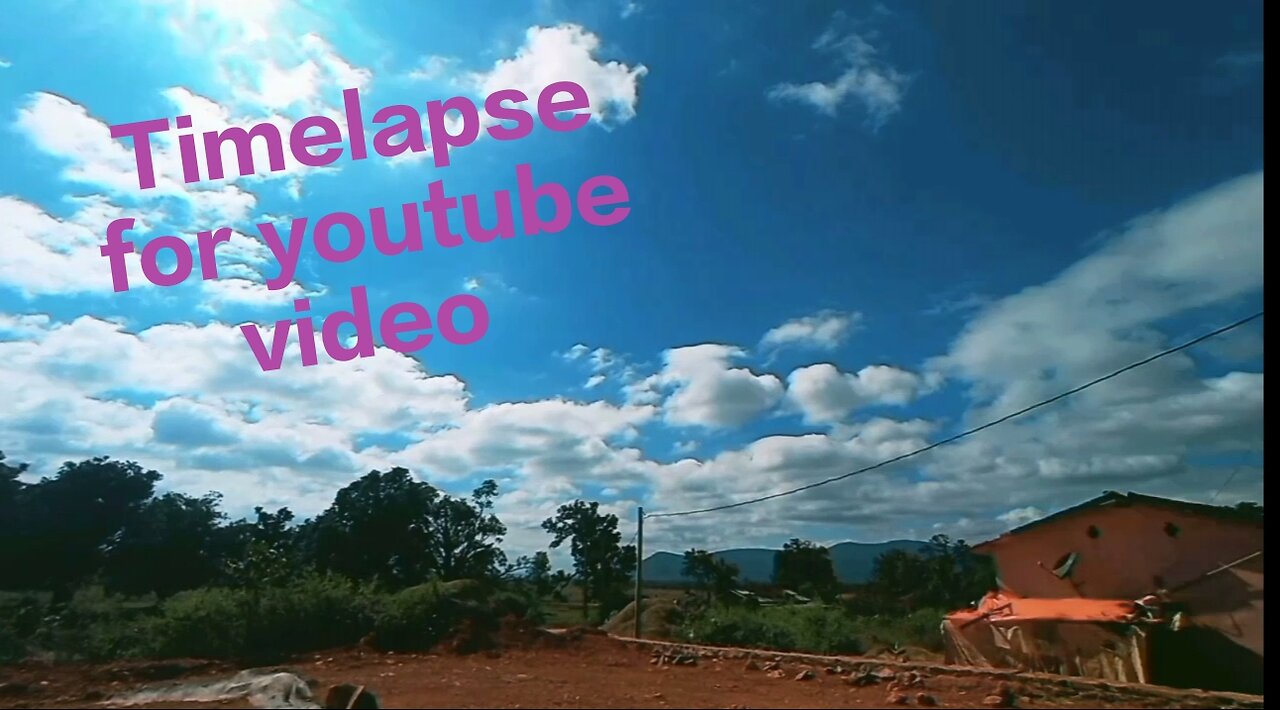 Timelapse video for youtube