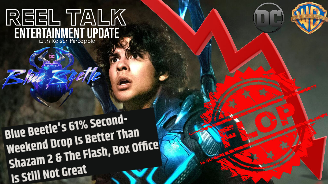 Blue Beetle is a TOTAL FAILURE | 61% Second Weekend Audience DROP OFF!