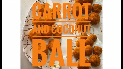 How to make delicious carrot and coconut balls/ just 4 ingredients/ #subscribe #lifeinoman