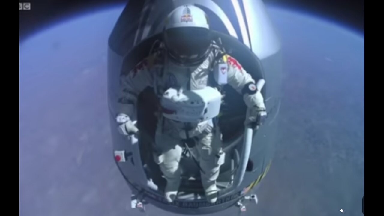 Jumping from space___Red bull Space Dive BBC