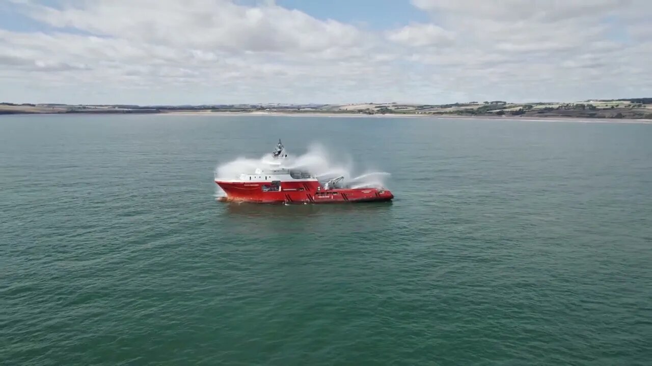 Boat Fire suppression system circle