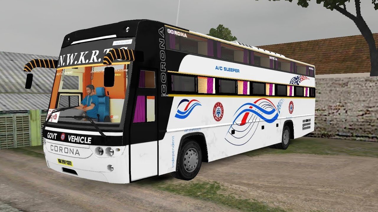 Corona🚌 Bus Mod |NWKRTC Corona Bs-3 AC Bus Mod |Bus Simulator Indonesia |Bus Mod for BUSSID |Gaming