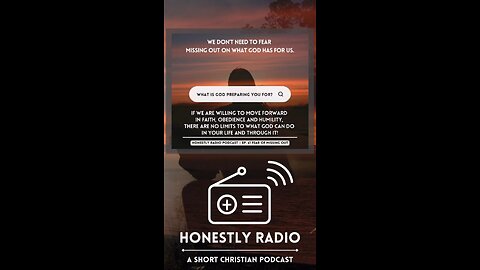 What process has God begun in your life? | Honestly Radio Podcast | #Jesus #Christ #bible