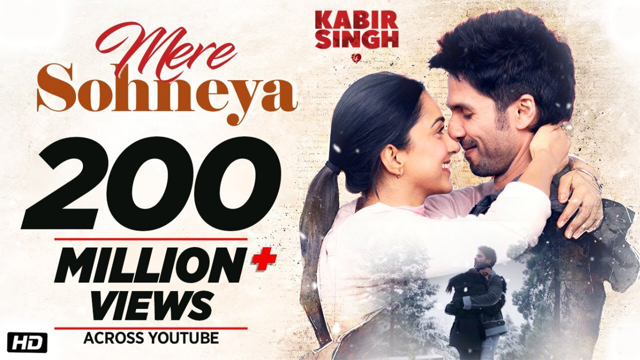 New Song 2023- Mere Sohneya - Kabir Singh - Shahid K, Kiara A, Sandeep V - Sachet - Parampara