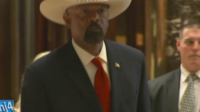 Is Milwaukee County Sheriff David Clarke going to end up in Trump's cabinet?