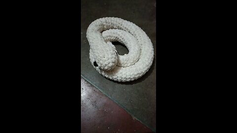 crochet velvet snake