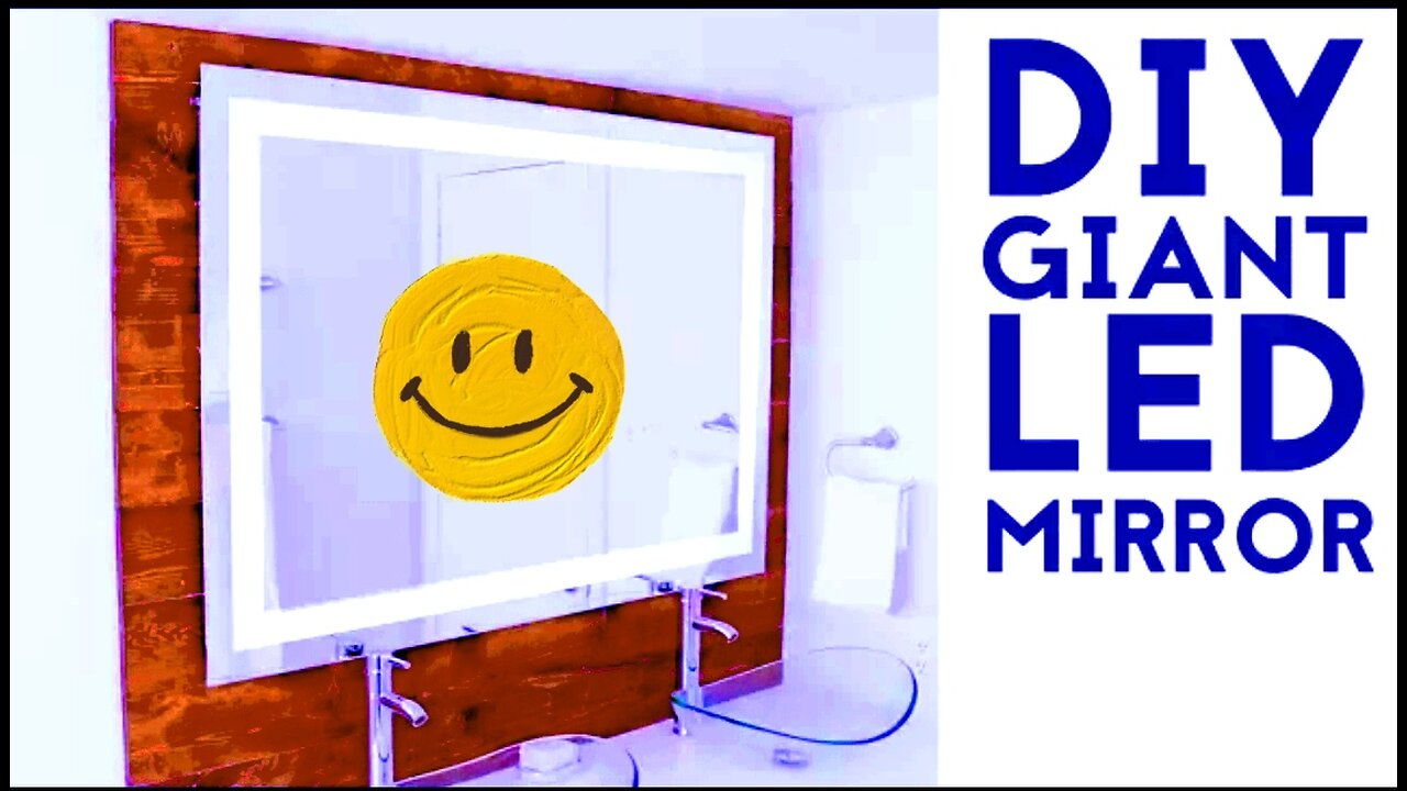 DIY LED "Framed" Mirror | zeeehtesham | EP. 1