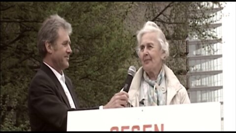 Ursula Haverbeck 18.04.2009 Protest gegen die Fälschung der Geschichte der Russlanddeutschen