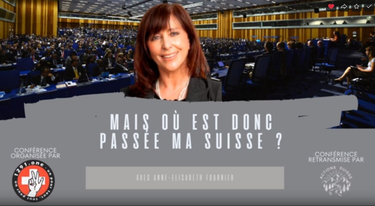 Anne-Elisabeth Fournier - Retour à la neutralité intégrale en Suisse