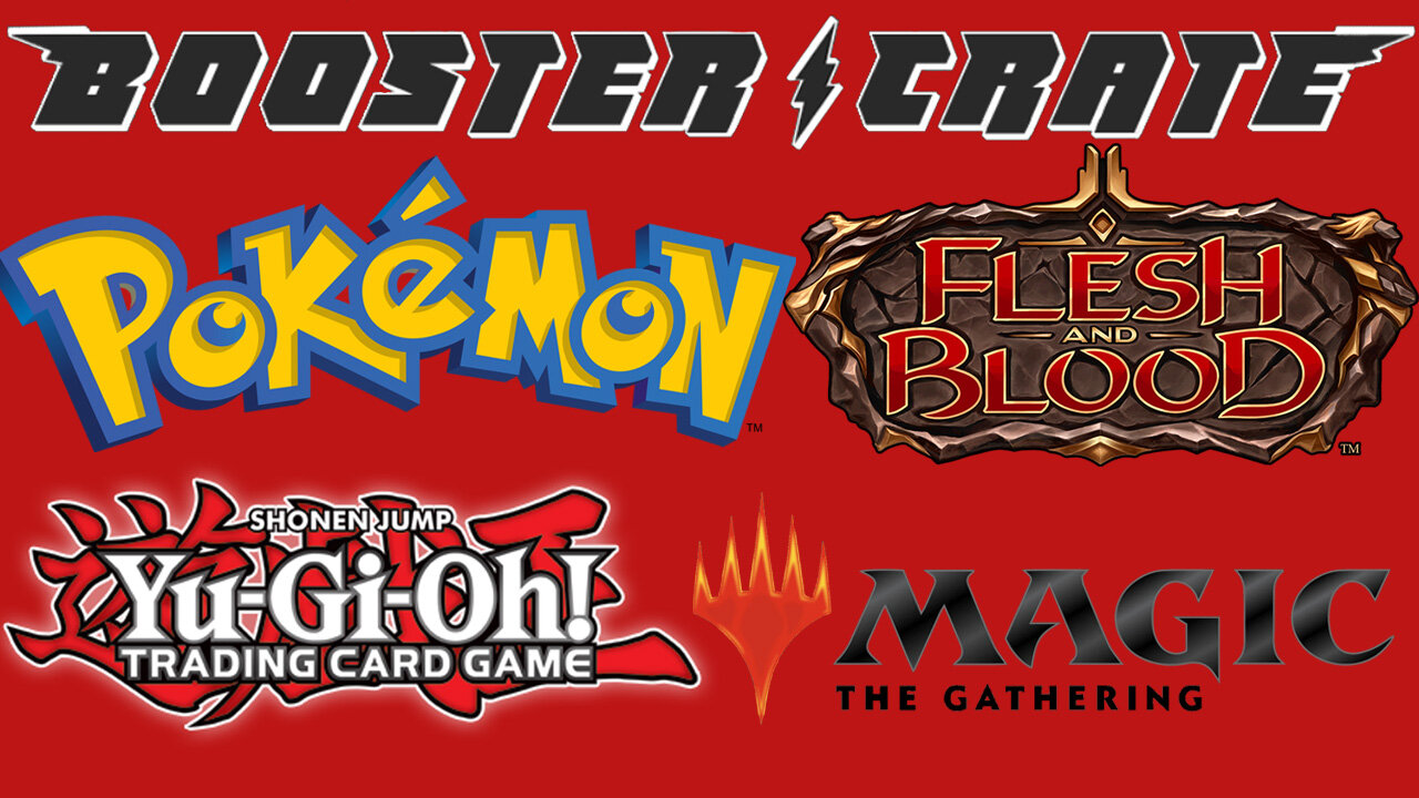 Booster Crate! Chaos Crate! Random Mystery Booster Pack Subscription! Pokémon, Magic, Yu-gi-Oh, FAB!