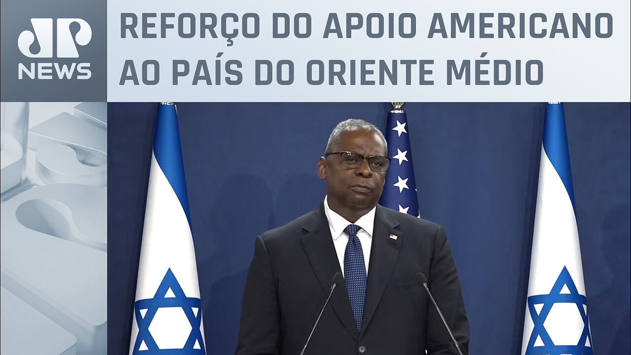 Secretário de Defesa dos Estados Unidos faz pronunciamento em Israel