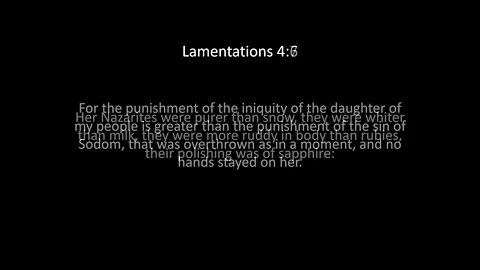 Lamentations Chapter 4