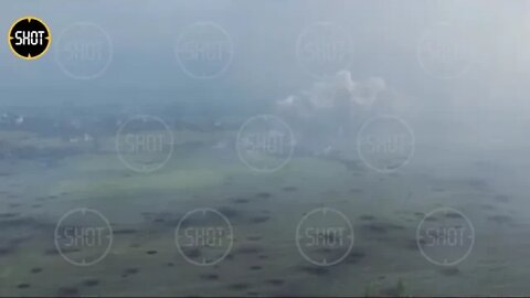 TOS-1A "Solntsepyok" Hammering Ukrainian Positions & Personnel On The Border Of The Kharkiv Region