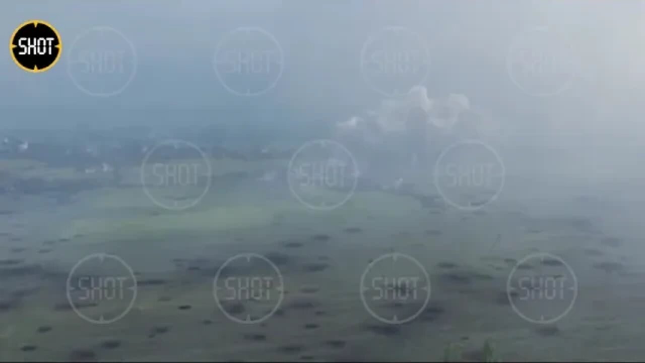 TOS-1A "Solntsepyok" Hammering Ukrainian Positions & Personnel On The Border Of The Kharkiv Region