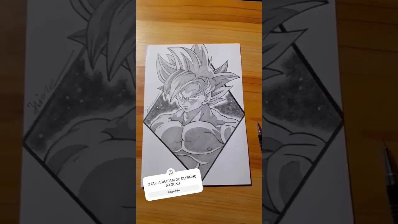 Drawing Goku Ultra Instinct #goku #gokuultrainstinct #gokuultrainstinto