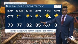 WMAR-2 News Patrick Pete's Thursday weather