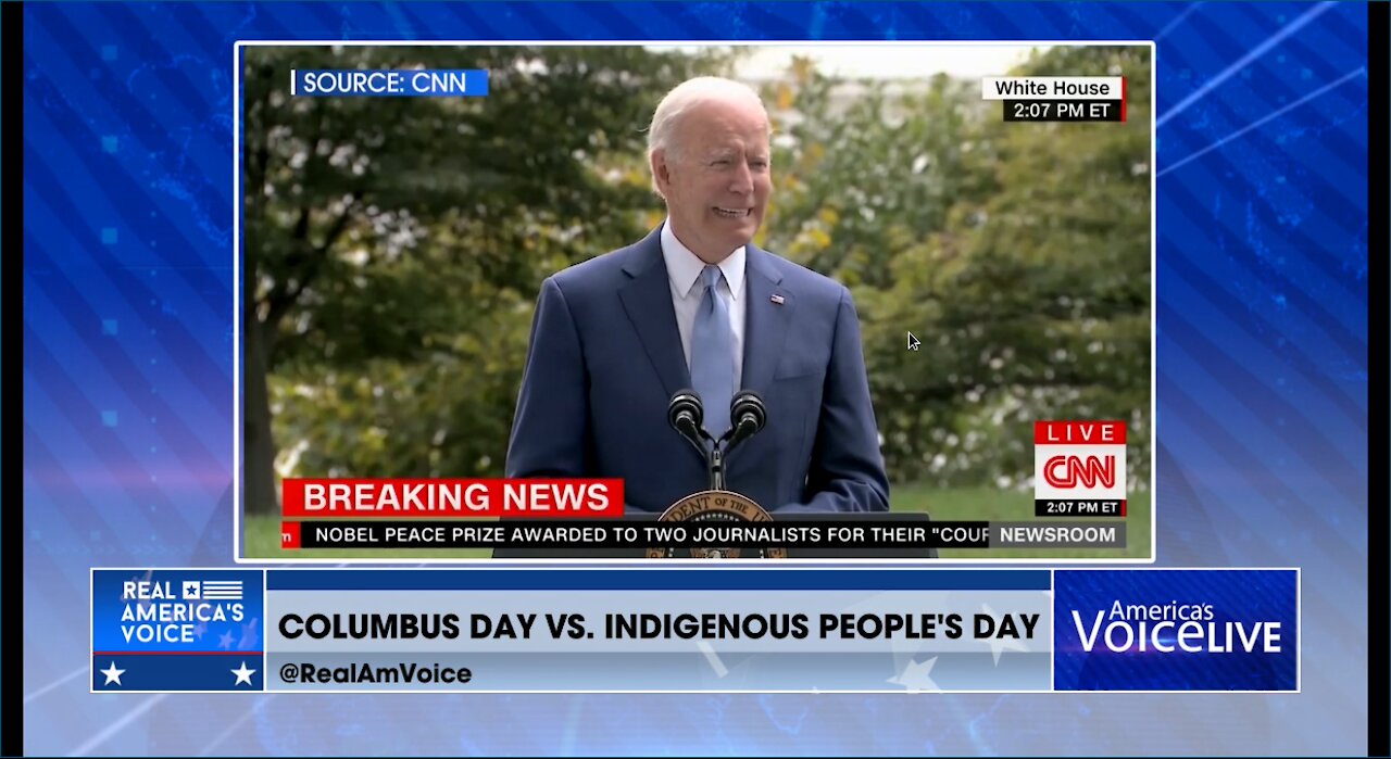 Steve Gruber: Biden "turned heads with this STRANGE BIZARRE claim about Indian Nations."