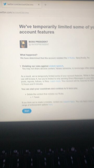 Blocked on Tiwtter tf bro