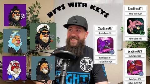 NFTs with KEYs 005 - OpenSea Insider Trading? And Highlight Lazy Lions and Cardinos NFT Projects