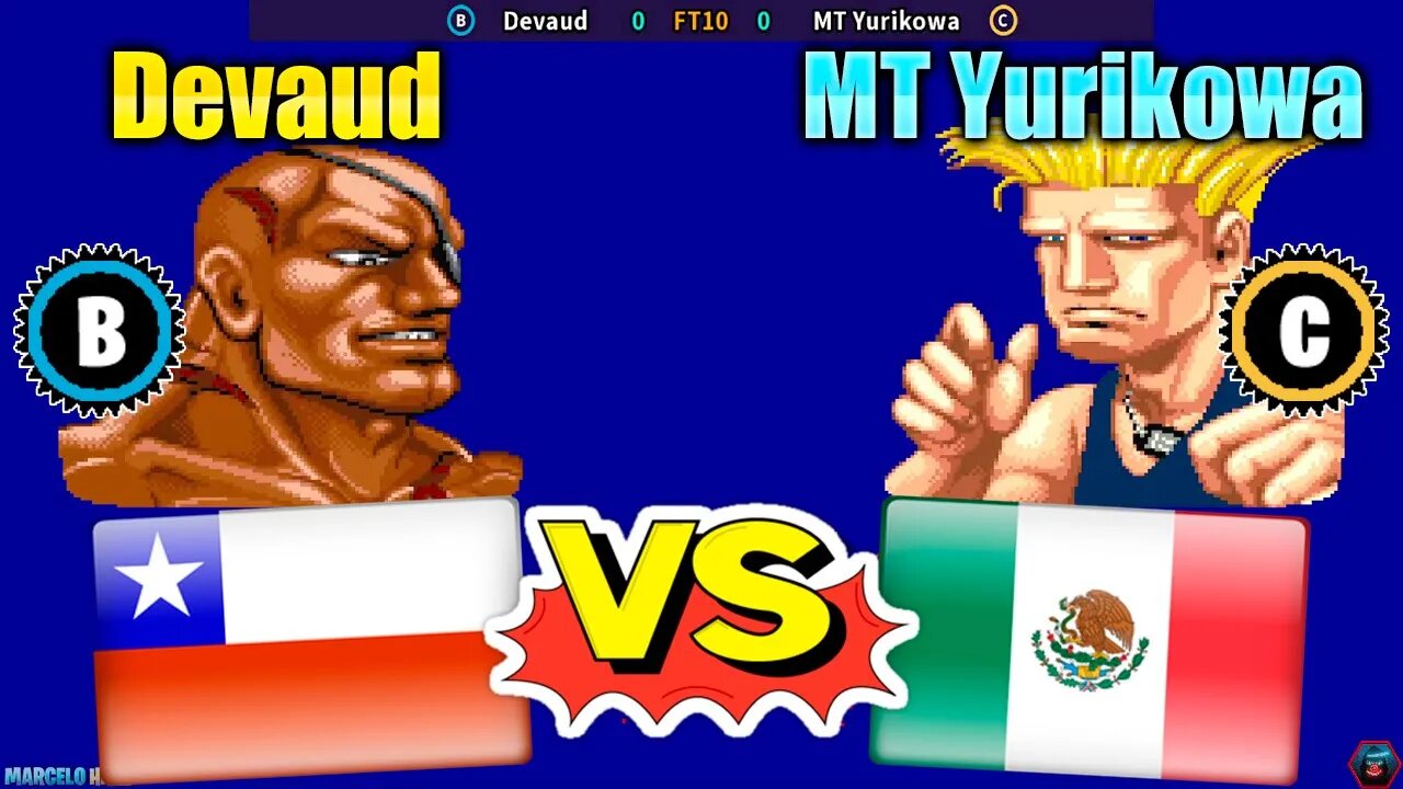 Street Fighter II': Hyper Fighting (Devaud Vs. MT Yurikowa) [Chile Vs. Mexico]